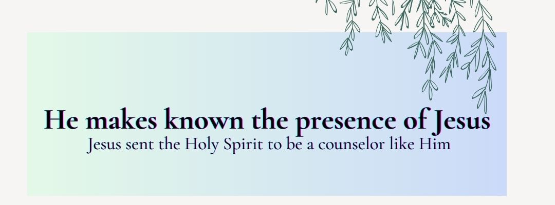 Jesus sent the Holy Spirit