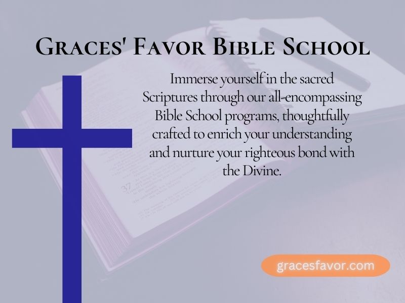 Bible School Immerse yourself in the sacred Scriptures through our all-encompassing Bible School programs,