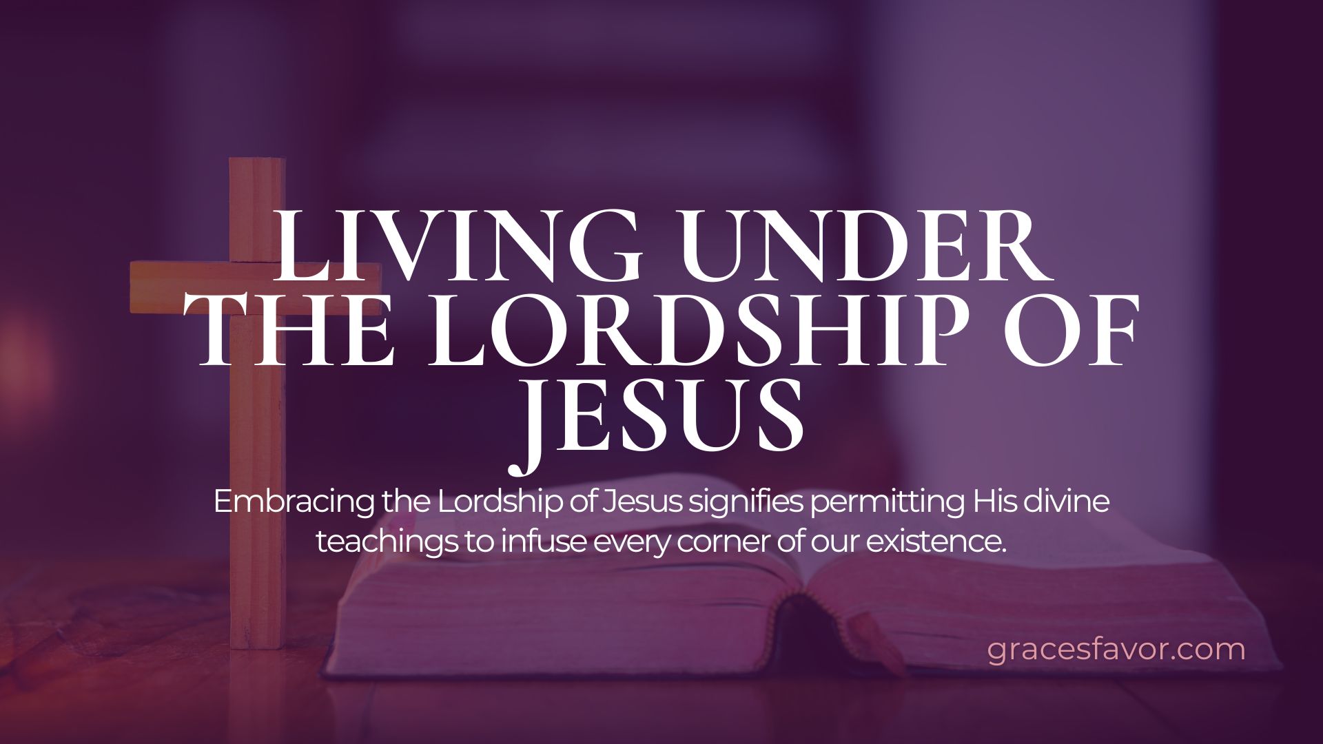 Embracing the Lordship of Jesus signifies permitting His divine teachings to infuse every corner of our existence.