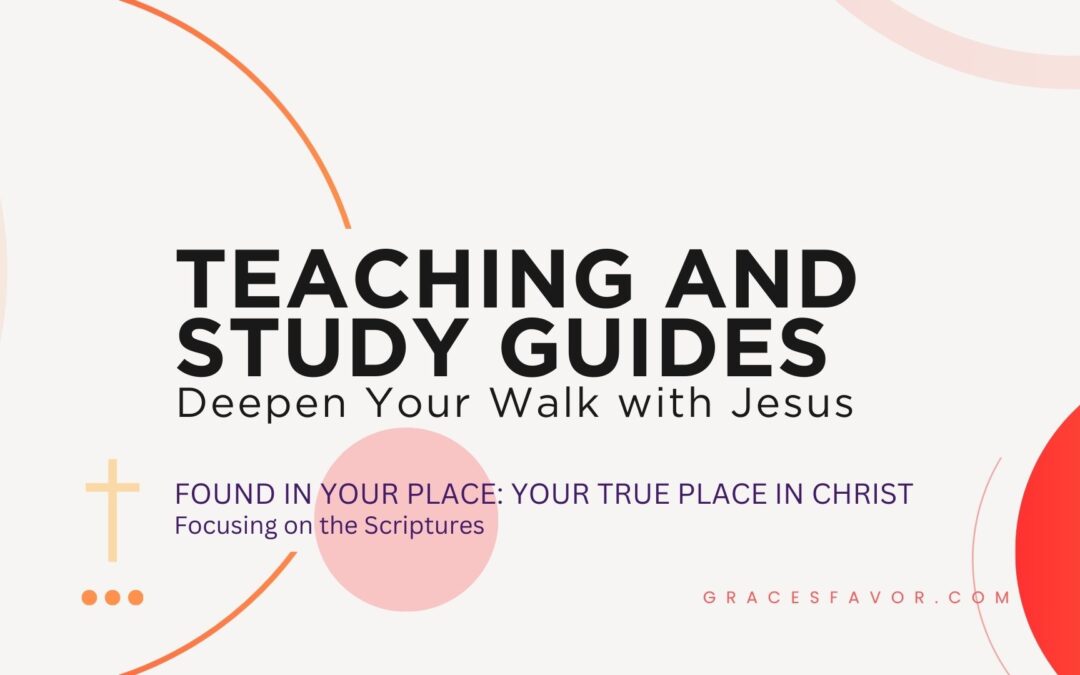 Your true place in Christ is not something you simply stumble upon by chance.